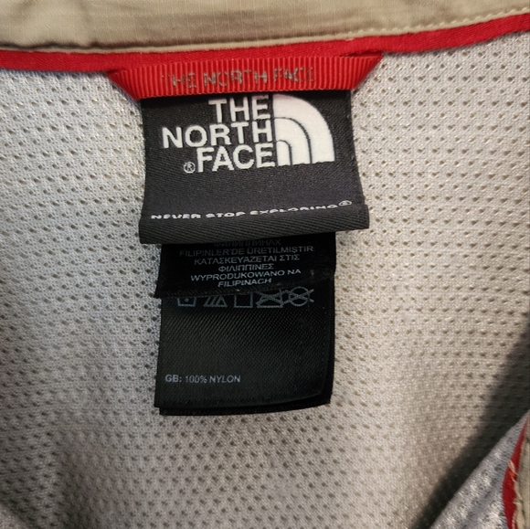 The North Face Mens L Khaki Button Front Vented Short Sleeve Activewear Shirt - Picture 3 of 6